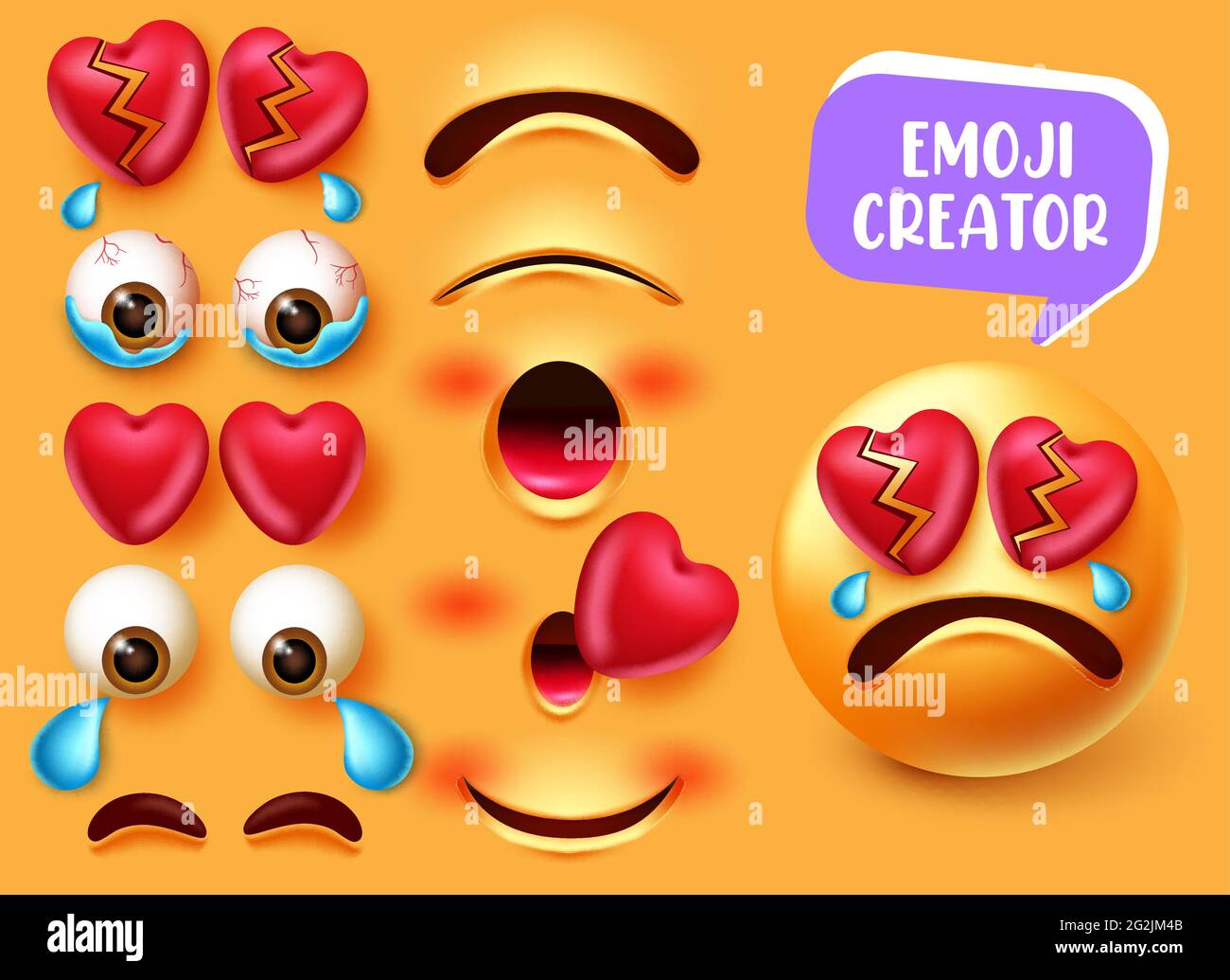 Broken Heart Emoji High Resolution Stock Photography And Images Alamy