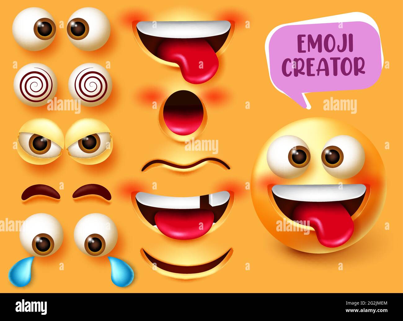 Creation smiley Stock Vector Images Alamy