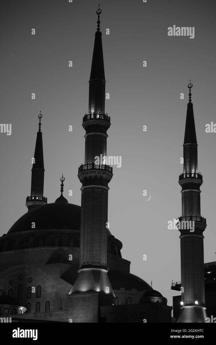 Beirut Mosque Stock Photo