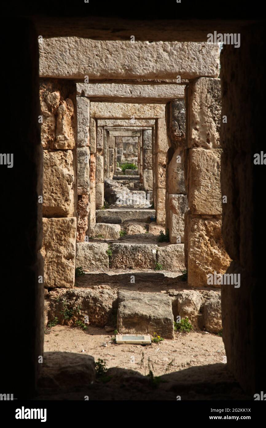 Old Phoenician City of Tyre Stock Photo