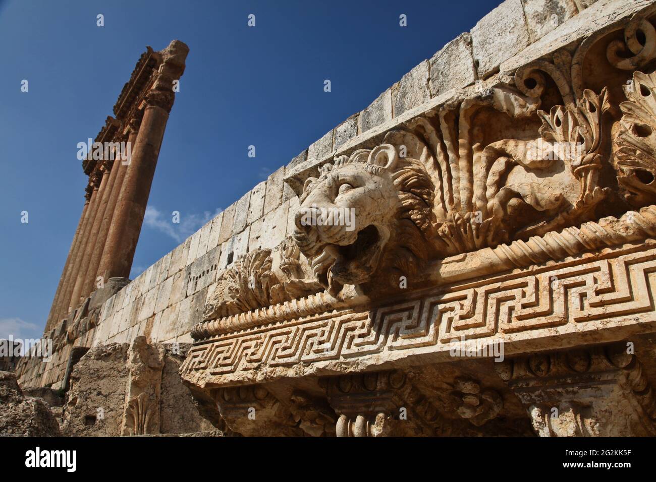 Ancient Baalbek Stock Photo