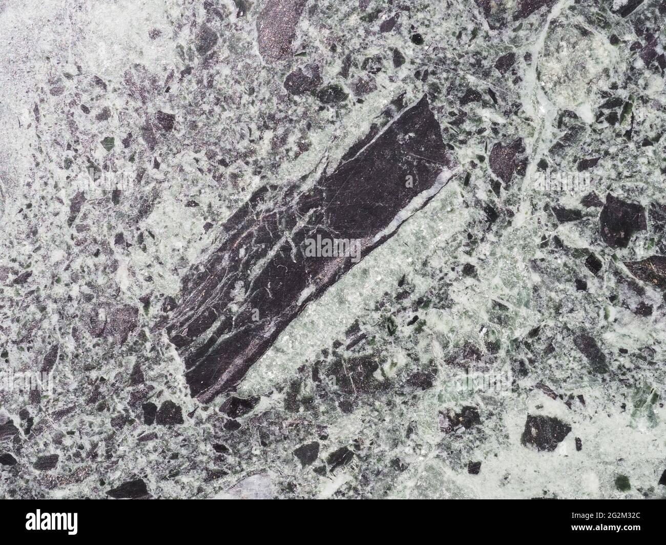 green black marble texture useful as a background Stock Photo