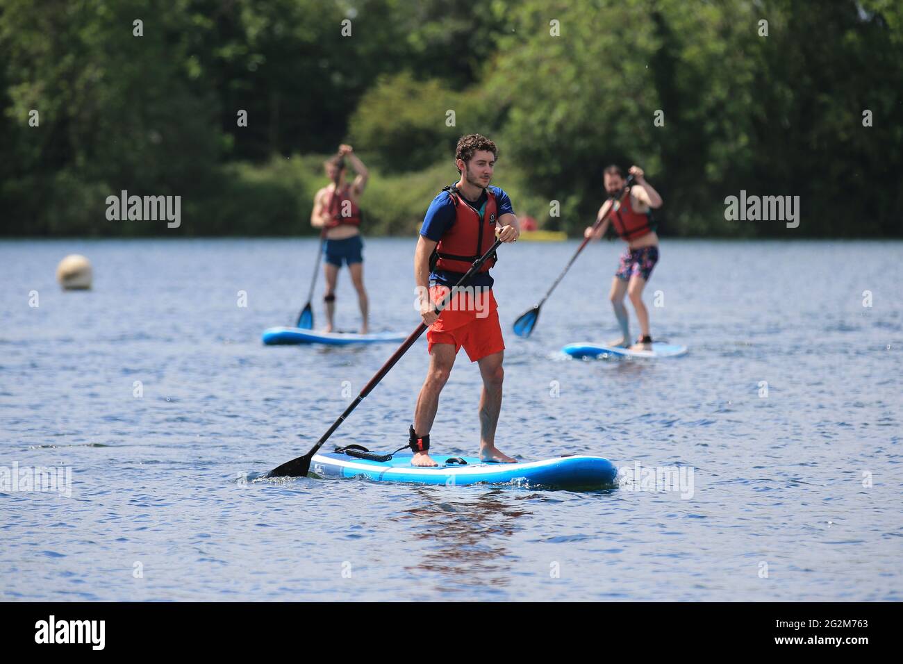 Cirencester, UK, 12th June, 2021. UK Weather. A hot sunny day at the