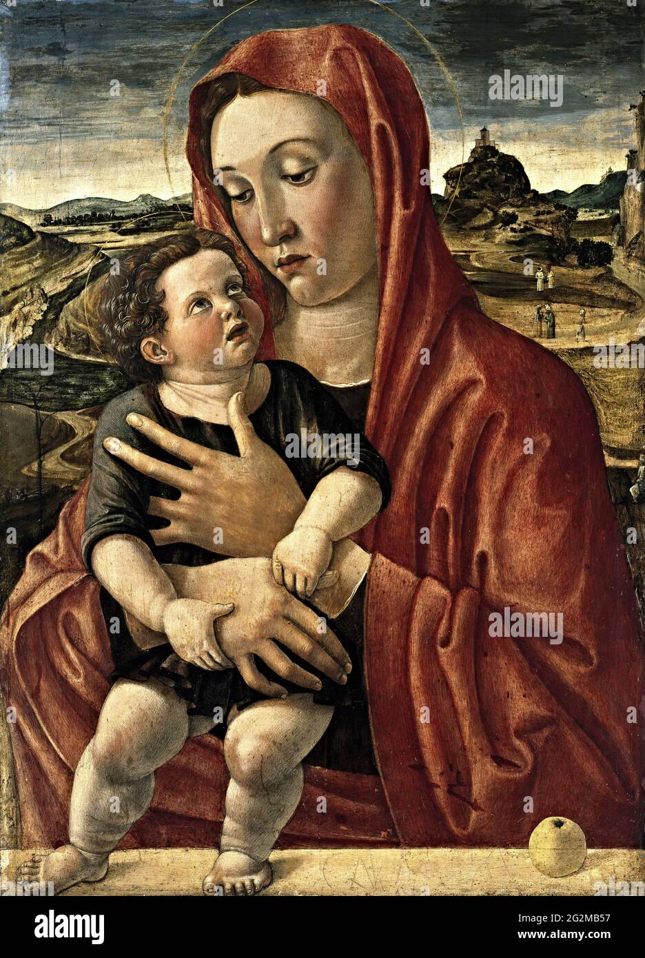 Giovanni Bellini -  Madonna with Child Stock Photo