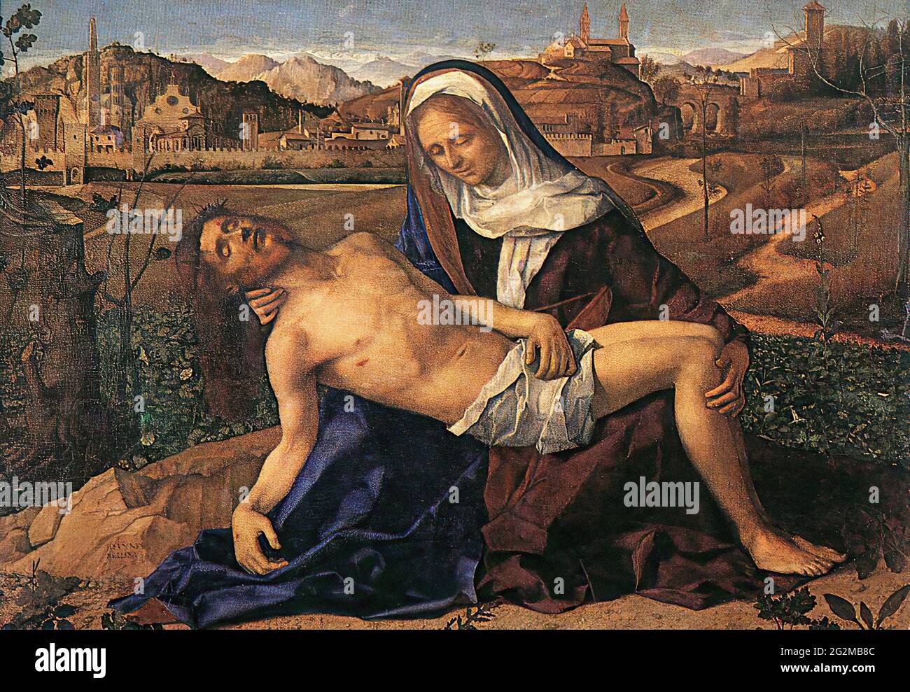 Giovanni Bellini - Pieta 1505 Stock Photo - Alamy