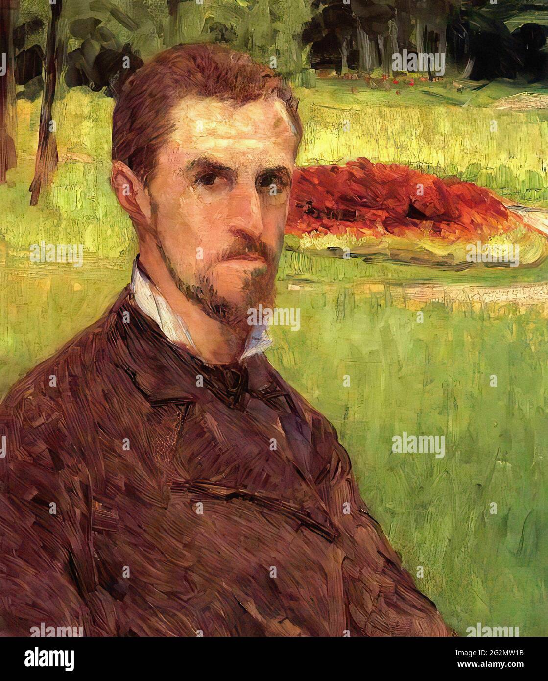 Gustave Caillebotte -  Self Portrait 1 C 1878 Stock Photo