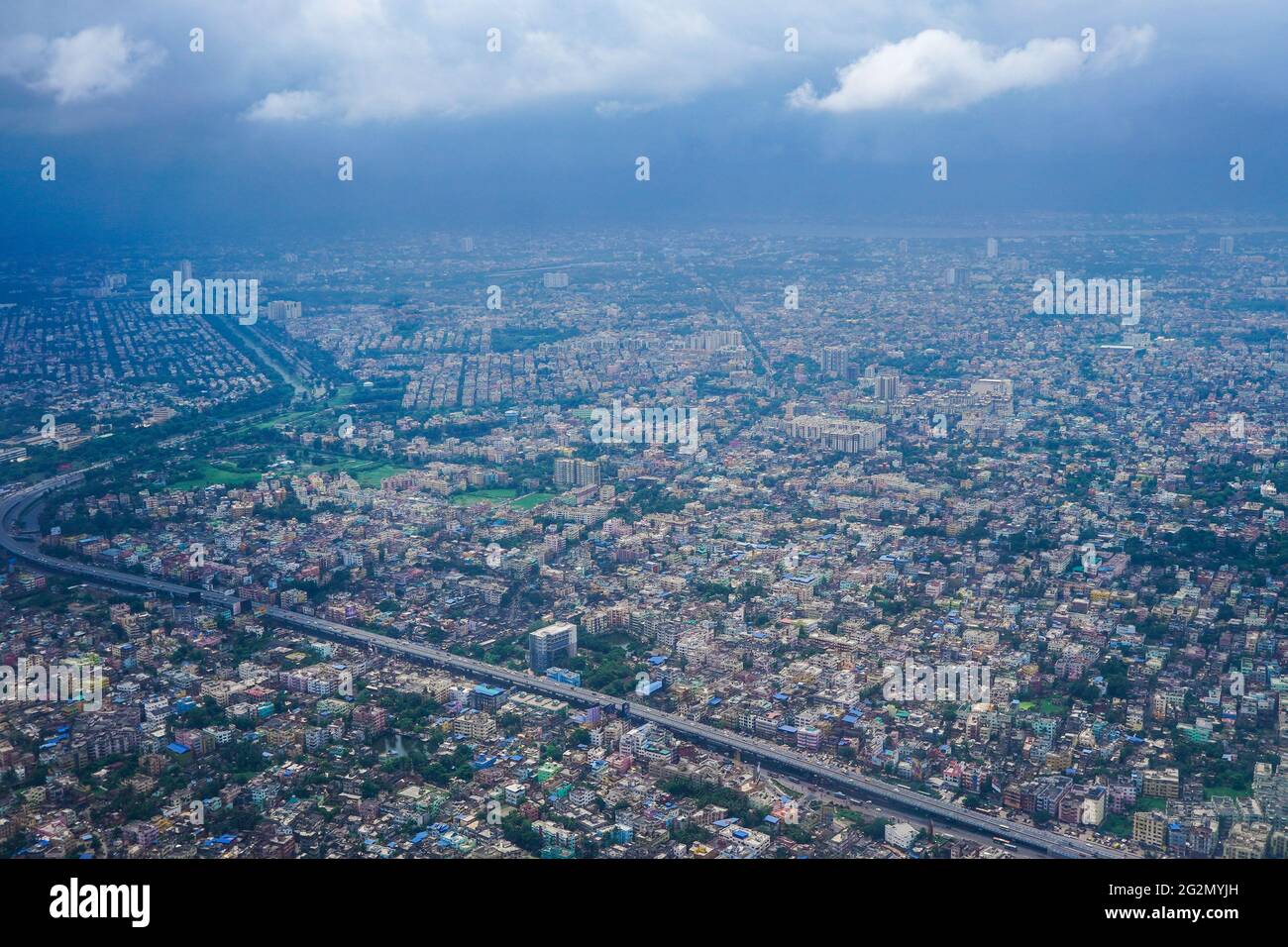 Satellite View Of Kolkata Calcutta Aerial High Resolution Stock Photography And Images - Alamy