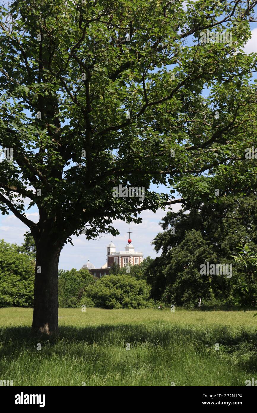 Royal Observatory, Greenwich Park Stock Photo