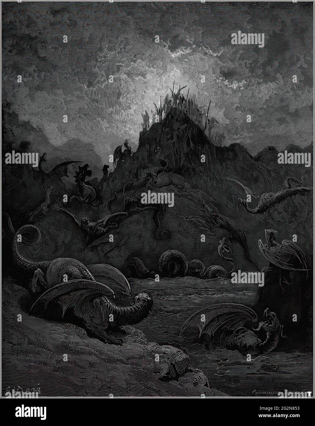 Gustave Doré - Paradise Lost 10 Stock Photo - Alamy