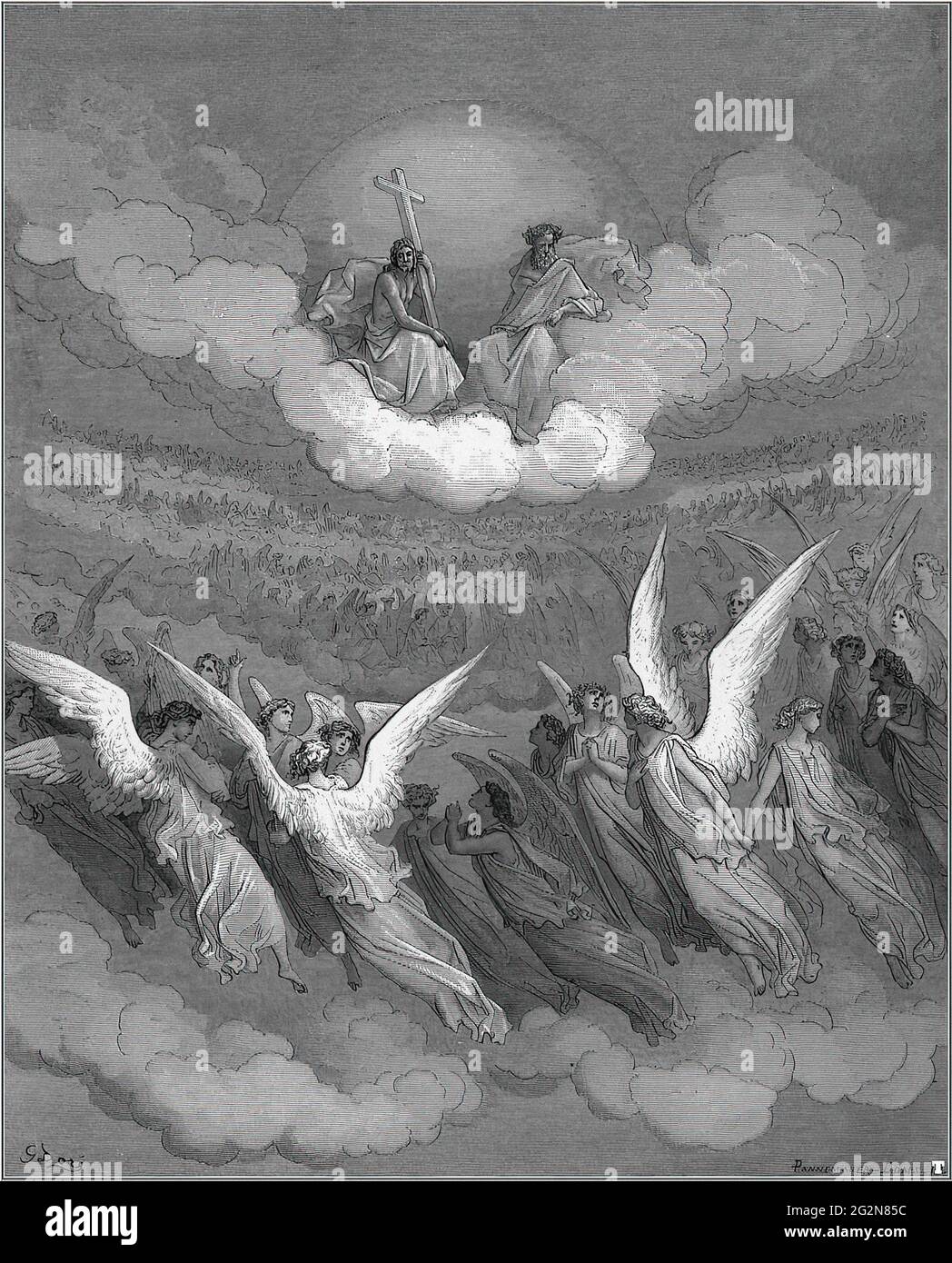 Gustave Doré - Paradise Lost 1 Stock Photo - Alamy