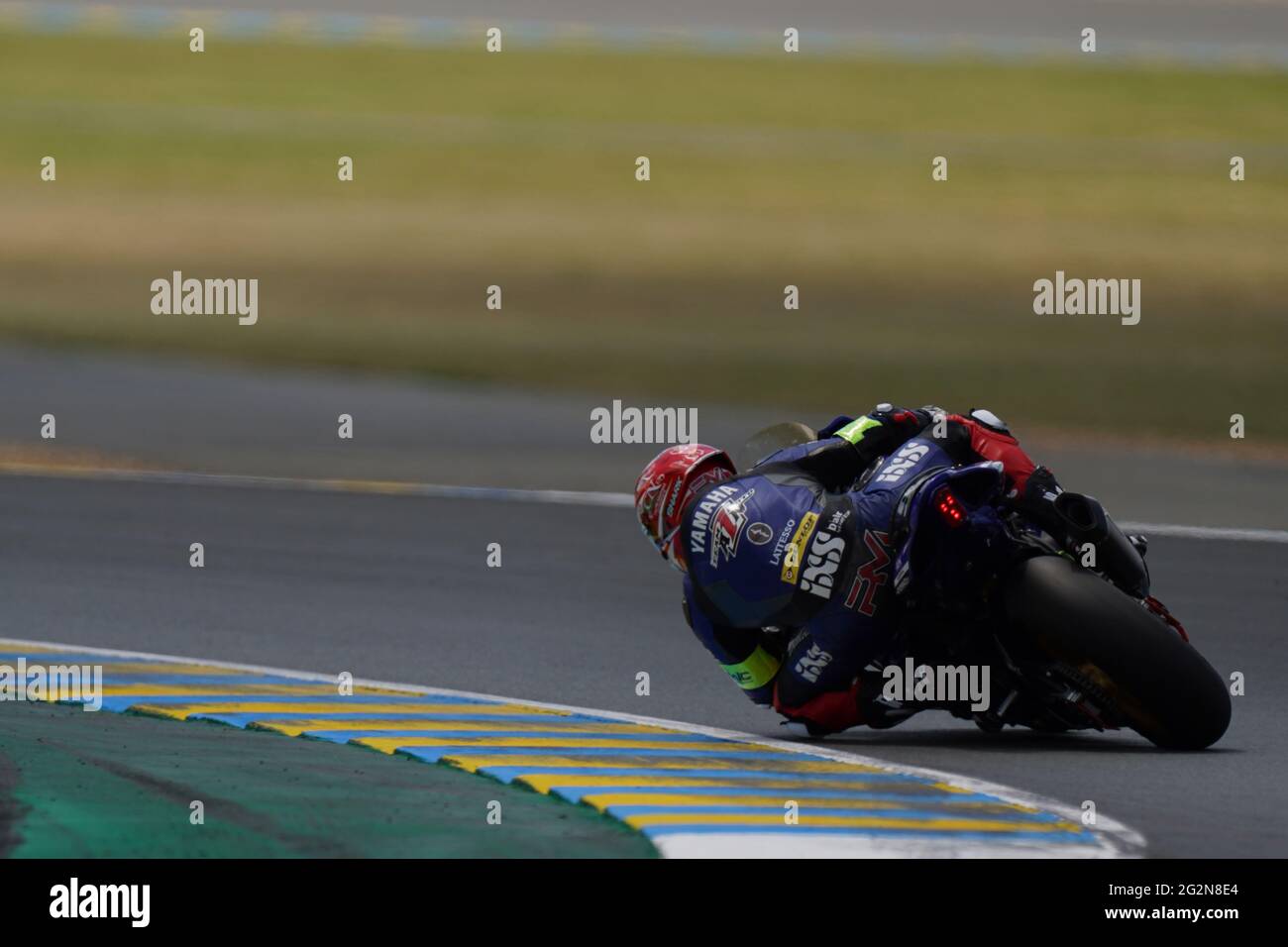 Le Mans, Sarthe, France. 12th June, 2021. YART - YAMAHA YZF R1 - #7 NICOLO  CANEPA (ITA) in action during the race of 44th edition of the 24 hours  motorcycle of Le