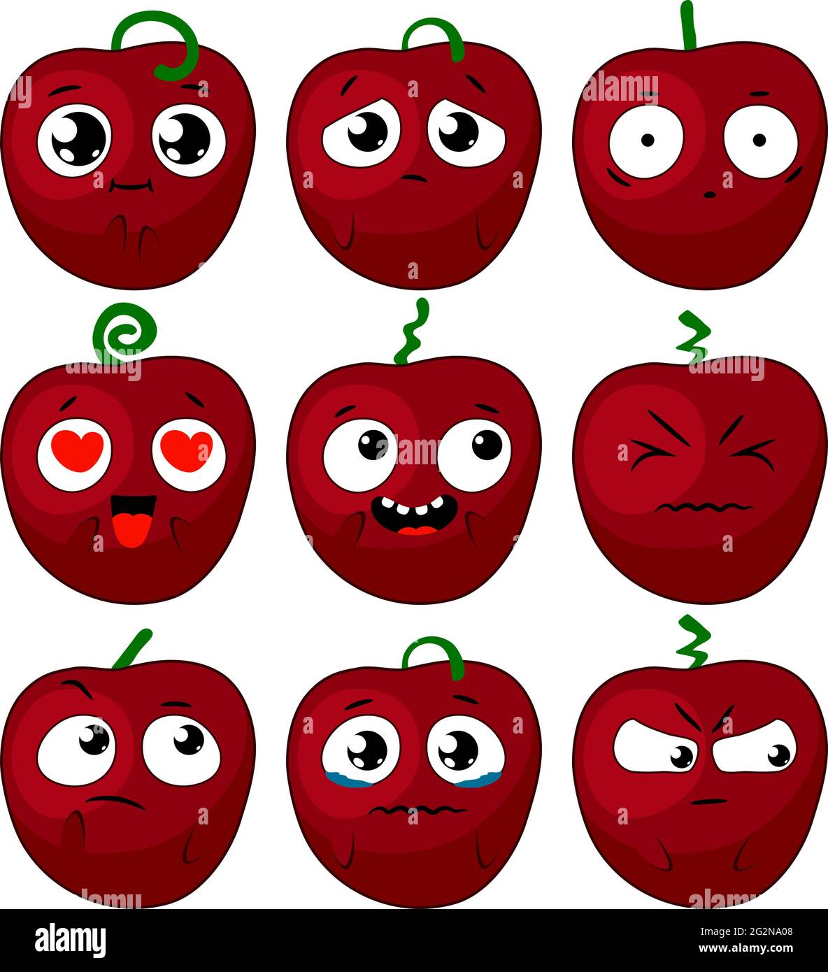 cherry-emotions-set-emoji-cartoon-character-stickers-emoticons-with