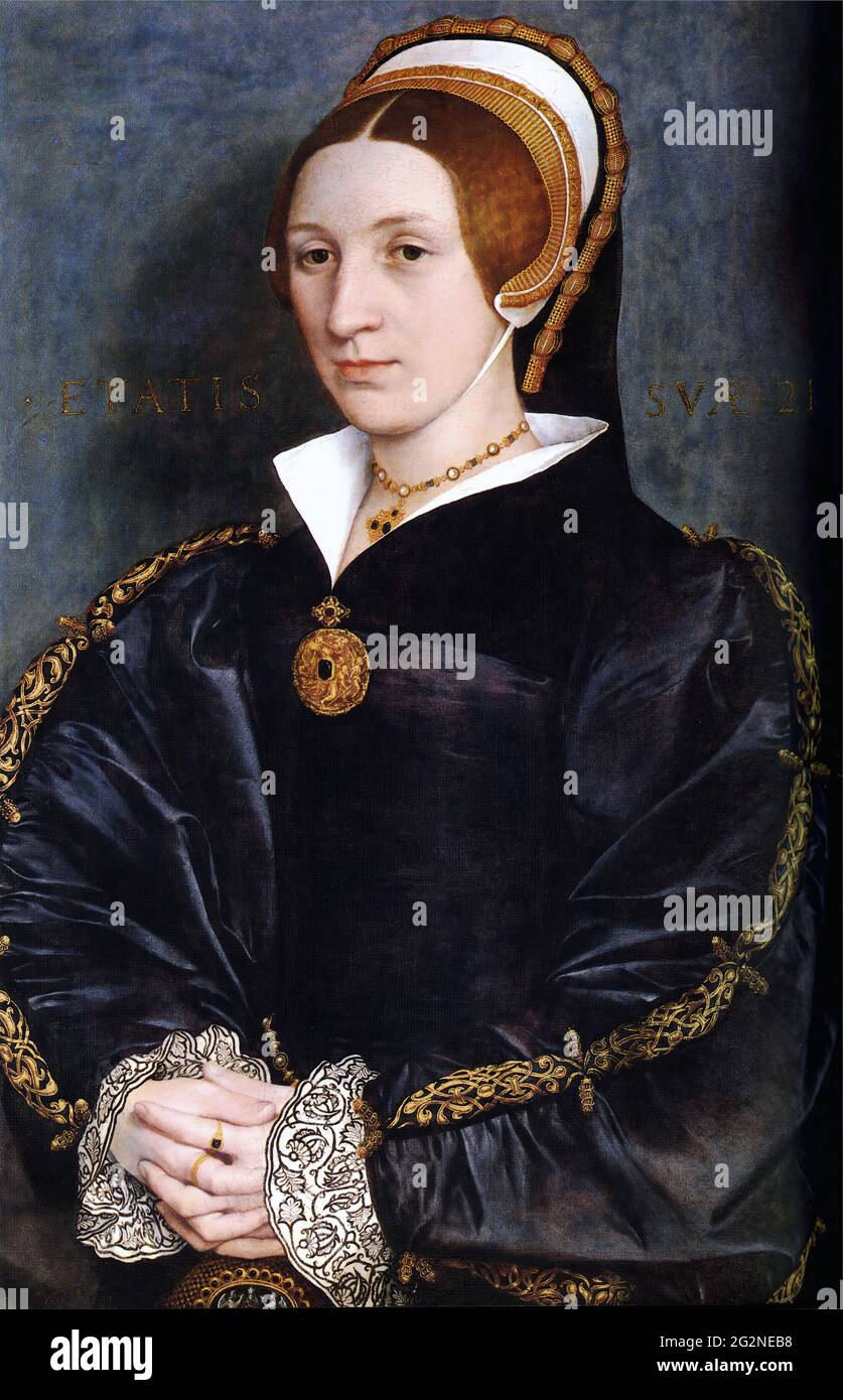 Hans Holbein the Younger Portrait of a Lady Probably a Member of the