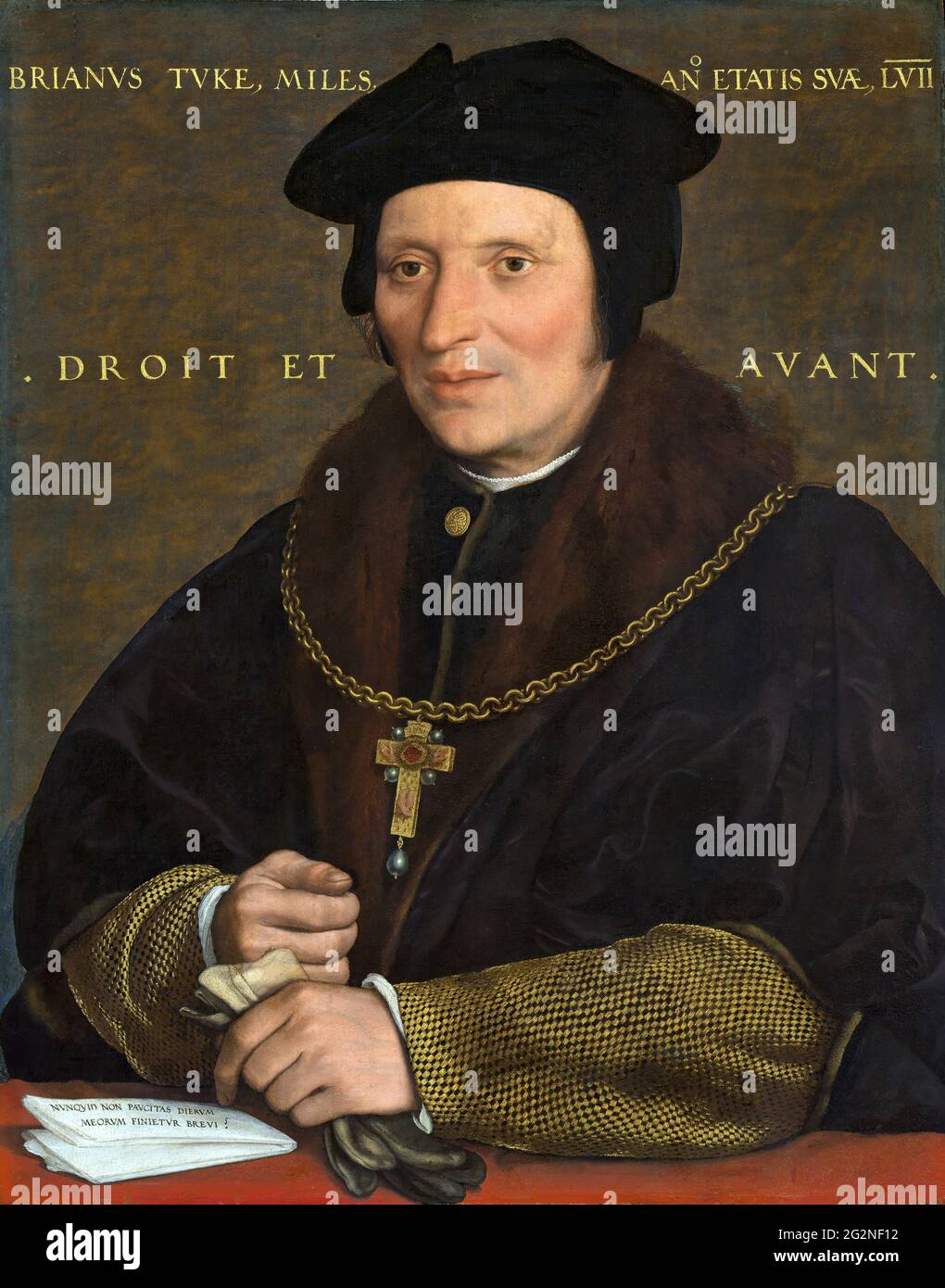 Hans Holbein the Younger -  Sir Brian Tuke Stock Photo