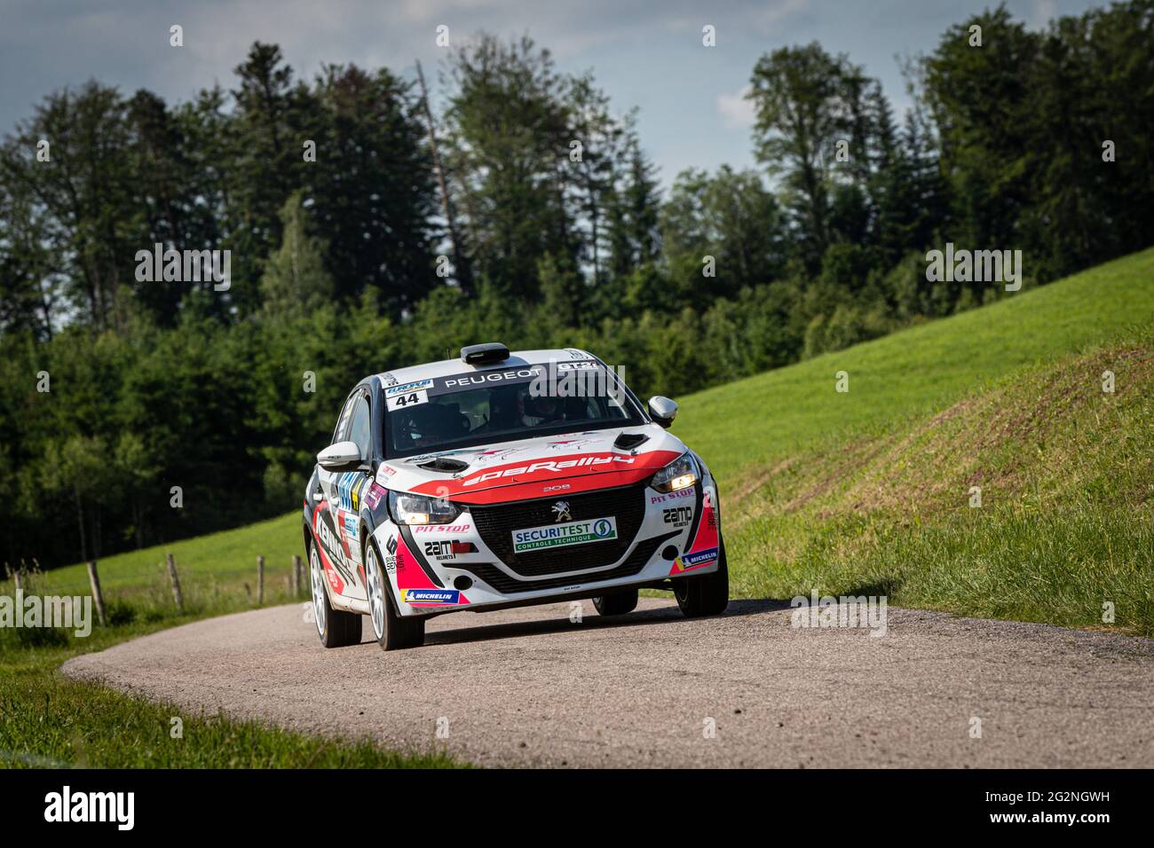 44 Dalmasso Pauline Perez Laetitia Peugeot 208 Rally 4 Action During The Rallye Vosges Grand Est 2021 2nd Round Of The Championnat De France Des Rallyes 2021 From June 10 To 12