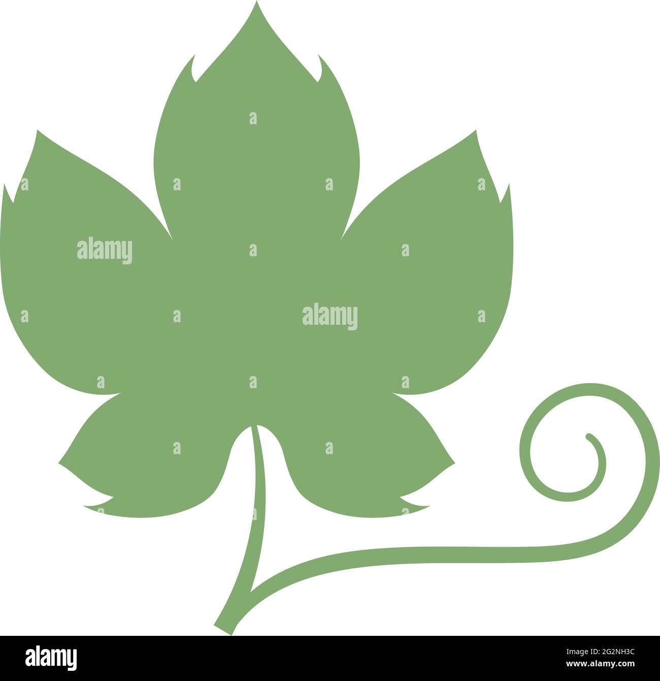 green grape leaves Stock Vector Image & Art - Alamy