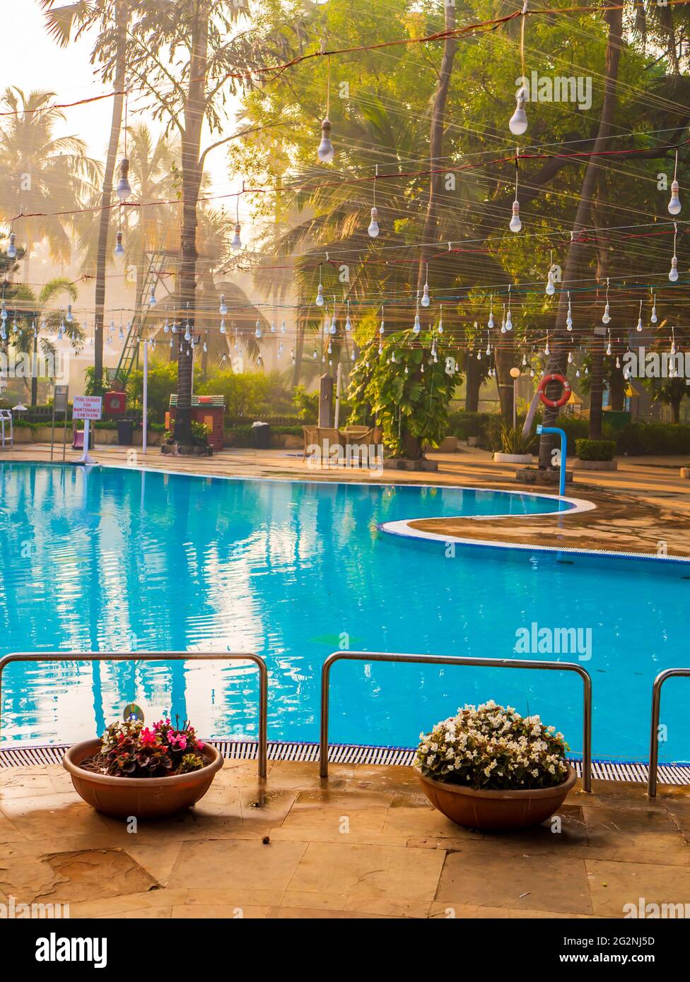 MUMBAI, INDIA - December 31, 2021: Beautifully decorated and chair ...