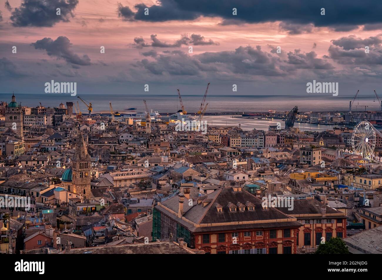 Ancient port of Genoa. High quaAncient port of Genoa, a meeting place