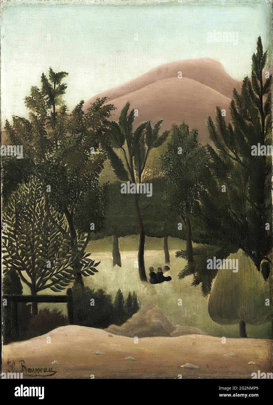 Henri Rousseau a.K.a Le Douanier Rousseau -  Landscape Stock Photo