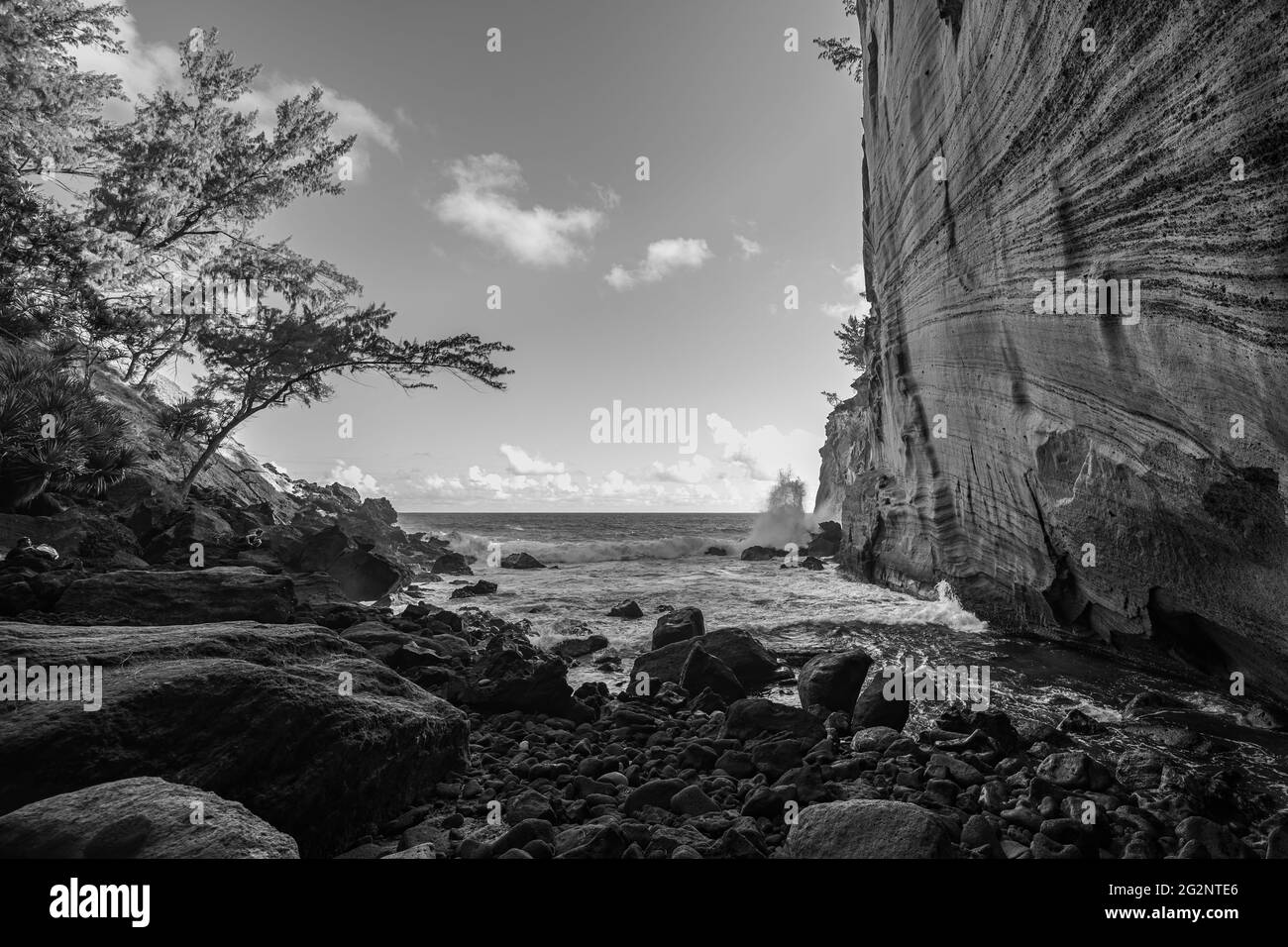Le Cap Jaune at Saint Joseph Stock Photo Alamy