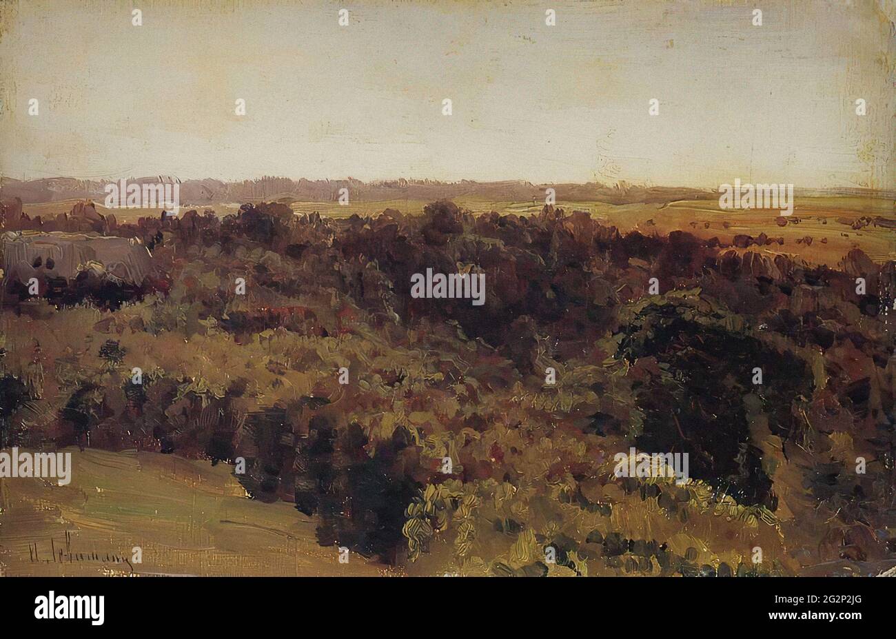 Isaac Levitan - Little Forest C 1885 Stock Photo - Alamy