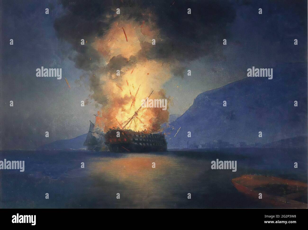 Exploding ship hi-res stock photography and images - Alamy