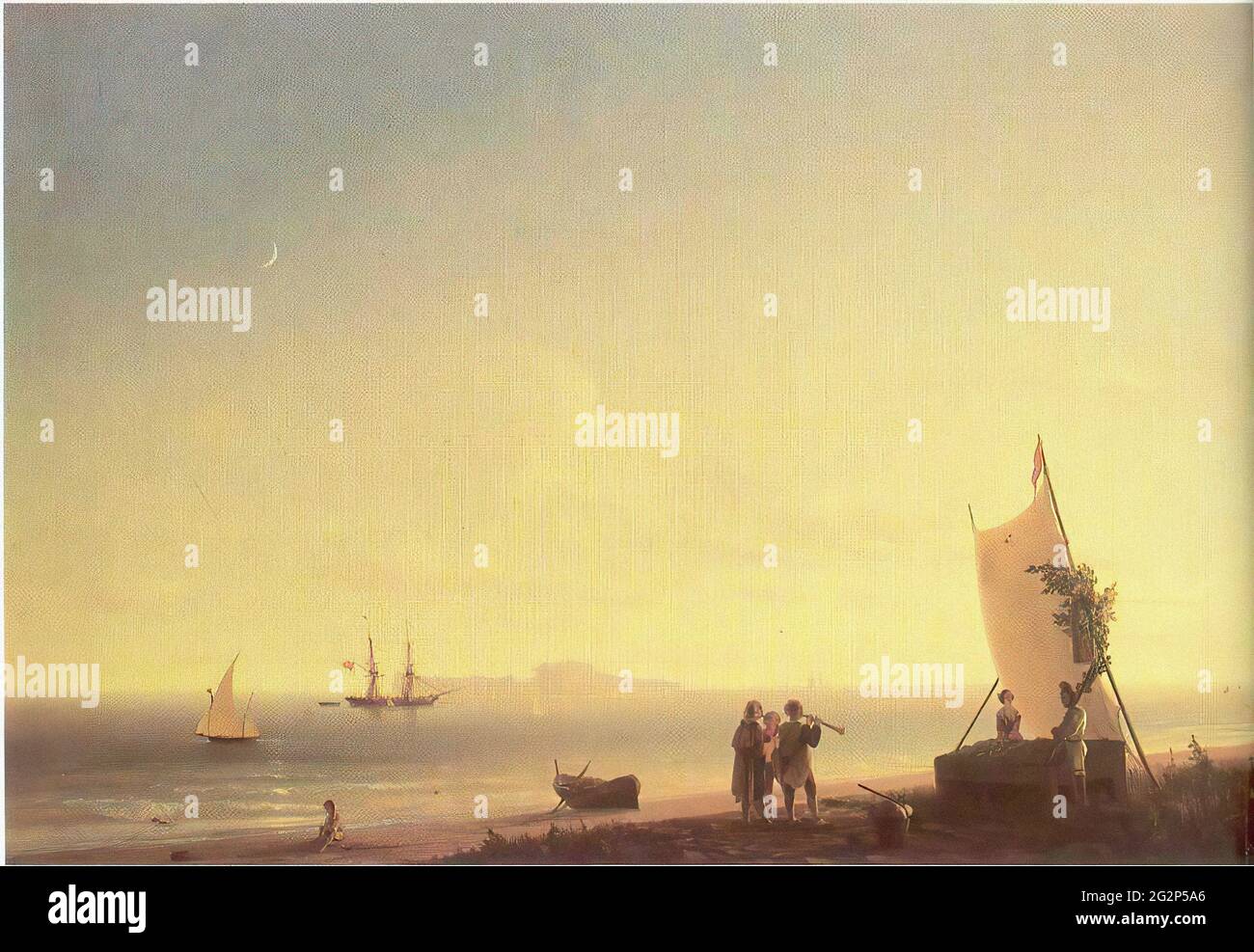 Ivan A Vazovski 1817 1900 View Capri 1845 Stock Photo Alamy   Ivan Avazovski 1817 1900 View Capri 1845 2G2P5A6 