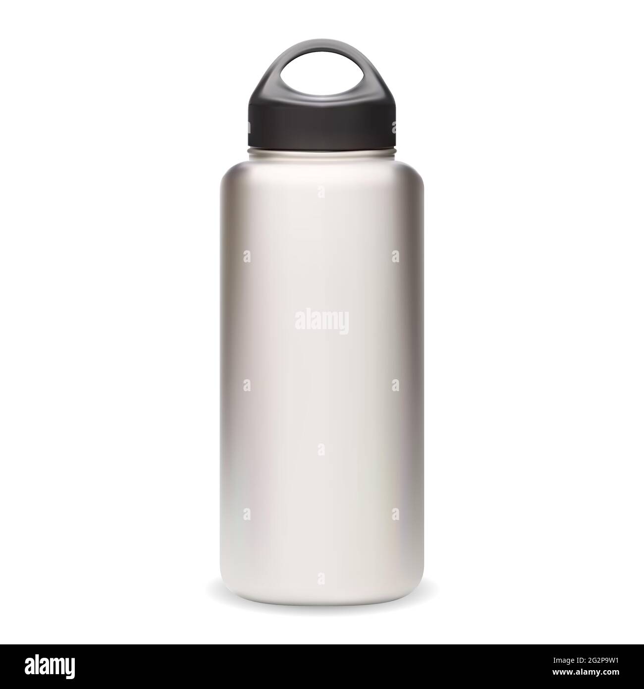 Download Water Bottle Thermo Bottle Mockup Reusable Sport Bottle Vector Blank Silver Fitness Flask With Black Cap 3d Design Realistic Stainless Steel Campi Stock Vector Image Art Alamy
