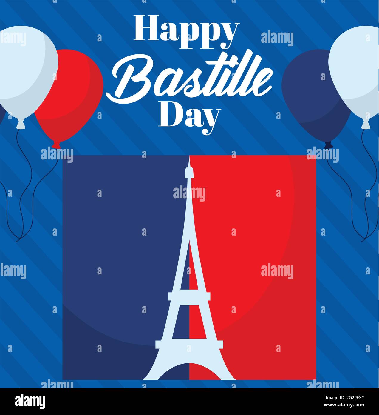 happy bastille day card Stock Vector Image &amp; Art - Alamy
