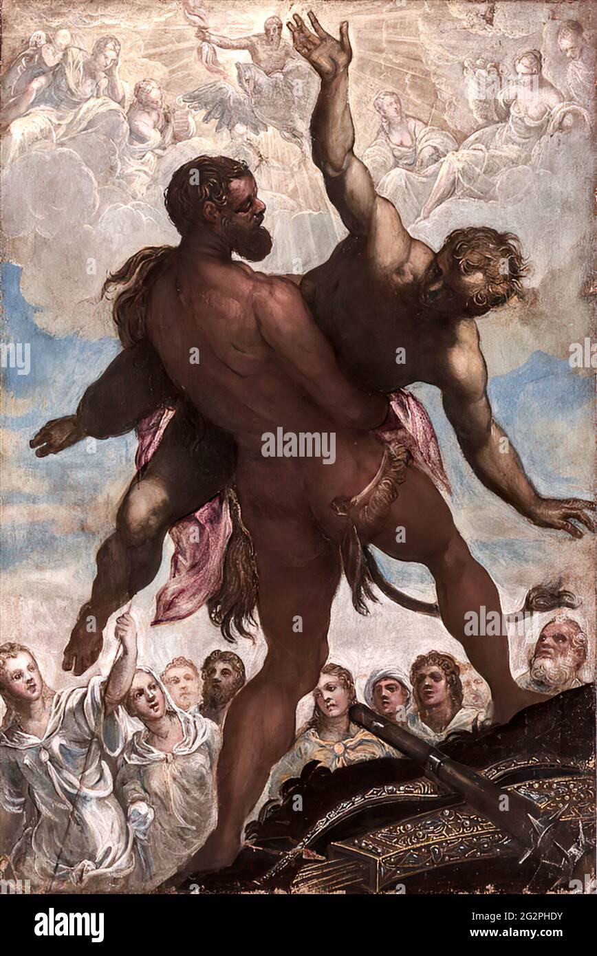 Hercules and antaeus painting hi-res stock photography and images - Alamy