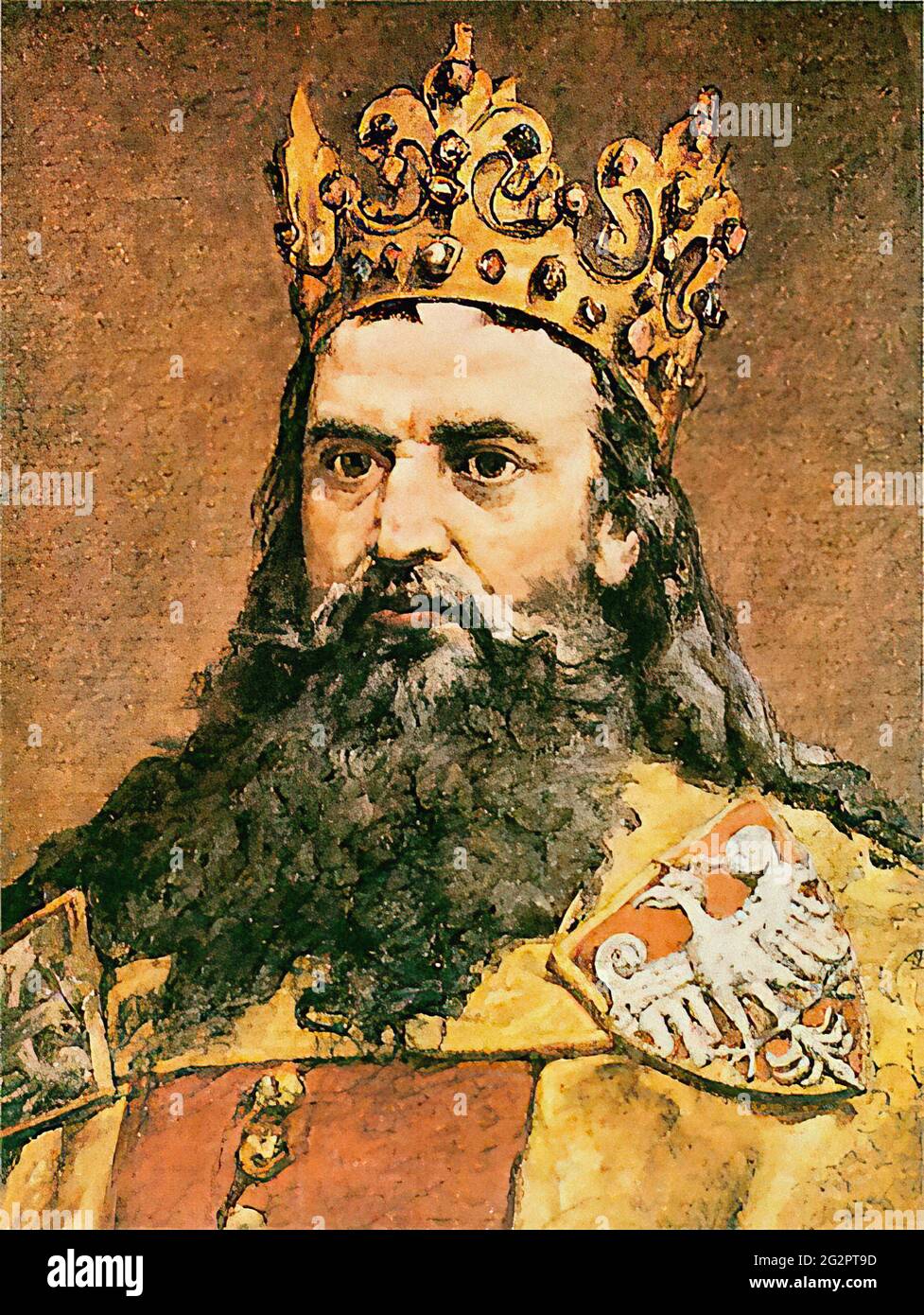 Jan Matejko Casimir Great Stock Photo Alamy