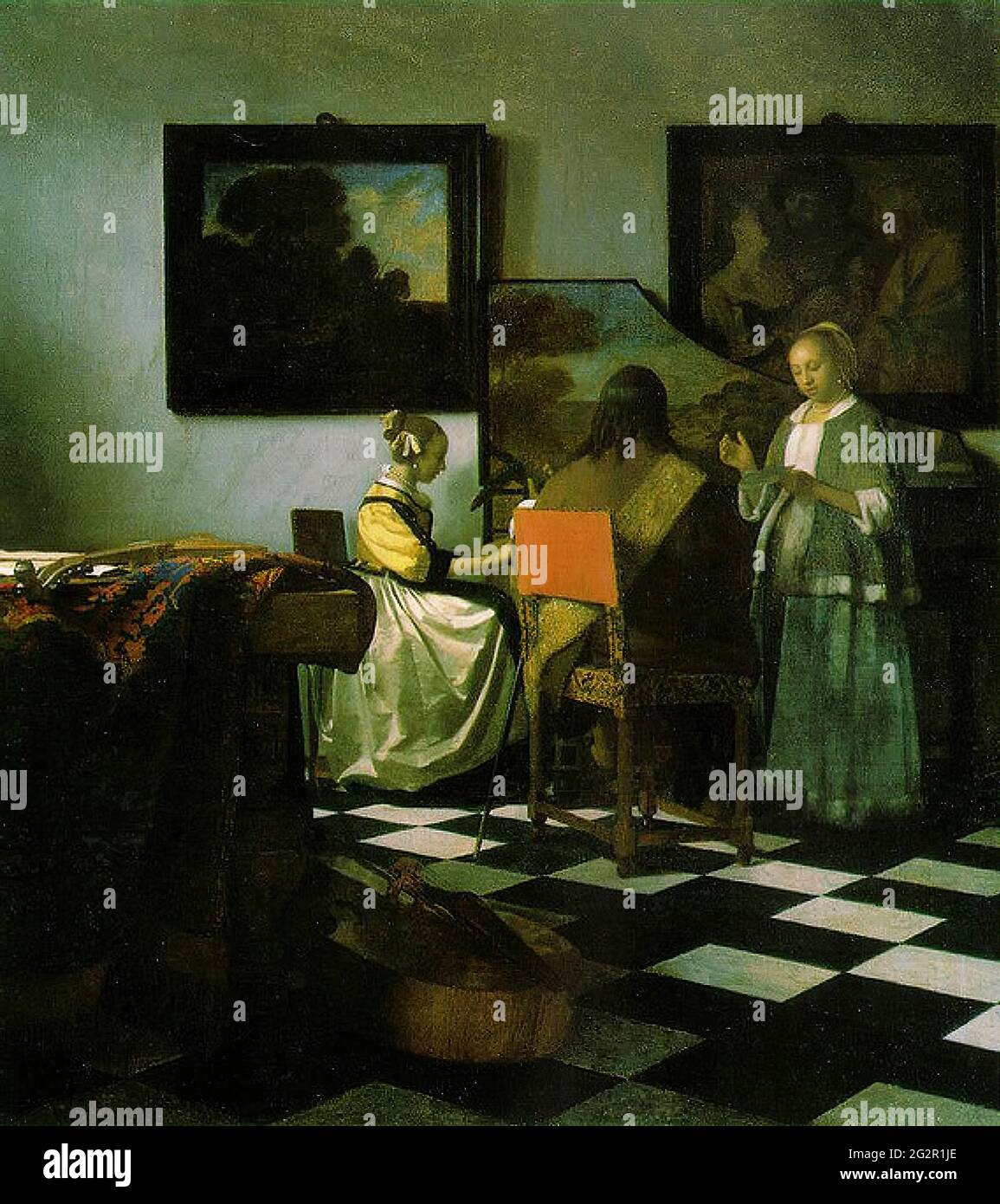 The concert vermeer hi-res stock photography and images - Alamy