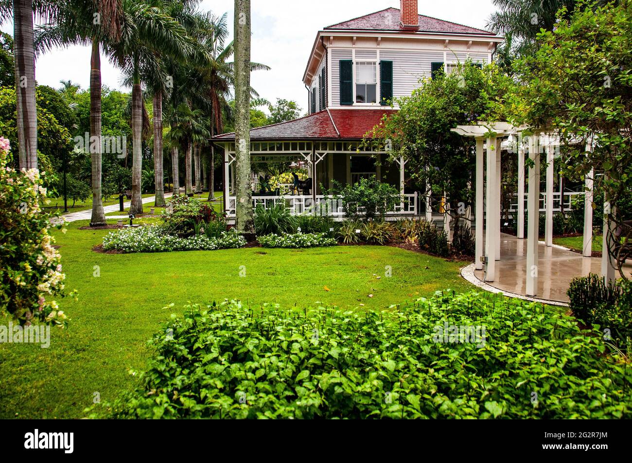 Thomas Edison's winter residence, Edison Ford Winter Estates, Fort Myers, Florida Stock Photo