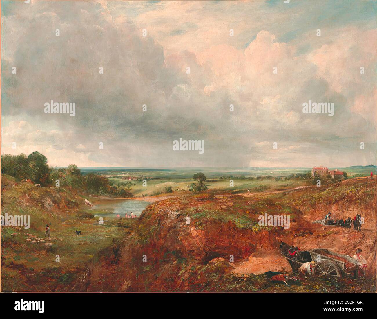 John Constable Branch Hill Pond Hampstead Heath Stock Photo Alamy