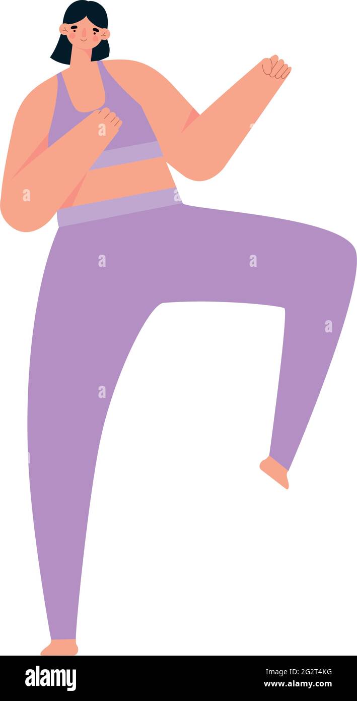 fitness girl icon Stock Vector Image & Art - Alamy