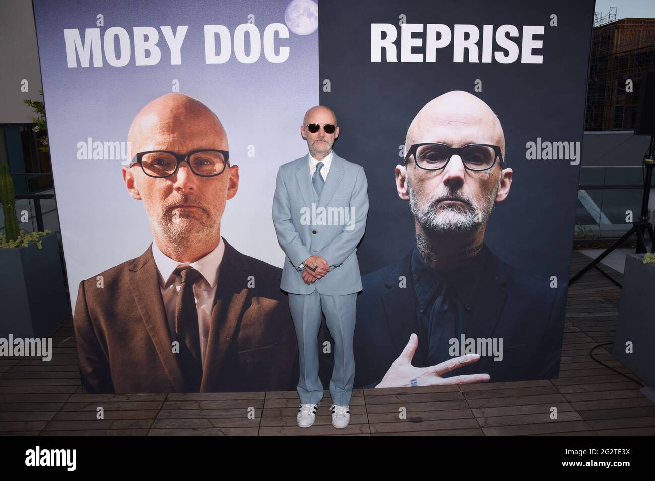 June 11, 2021, Hollywood, California, USA: Moby attends Moby Inaugural  performer of NeueHouse's Summer 2021 Concert Series ''Sunset Sounds'  (Credit Image: © Billy Bennight/ZUMA Wire Stock Photo - Alamy