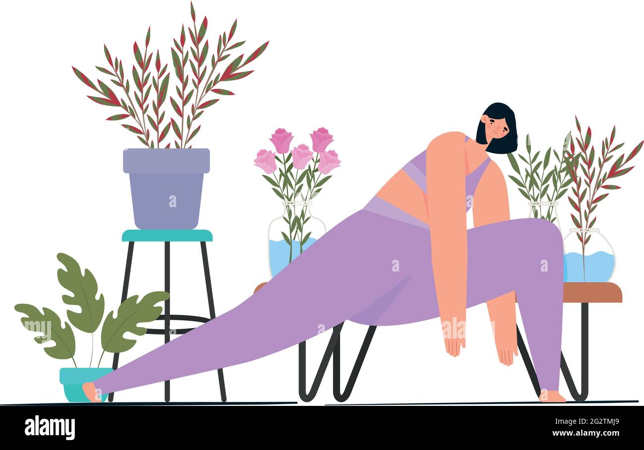Pretty nice young woman Stock Vector Images - Alamy