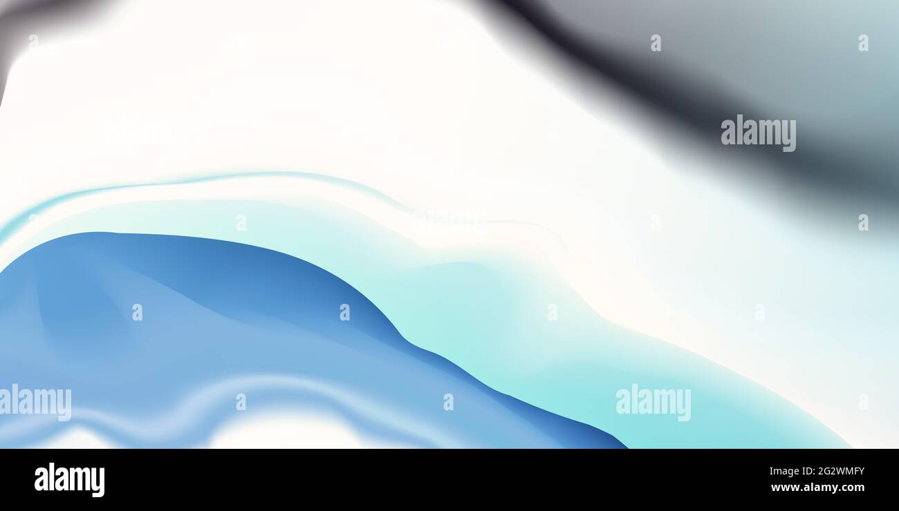 Liquid background design, blue and grey paint flow, artistic fluid ...