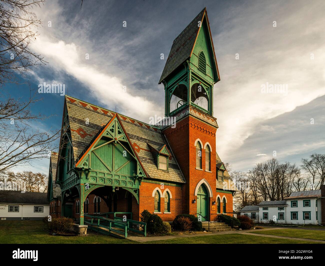 Historic First Presbyterian Church High Resolution Stock Photography