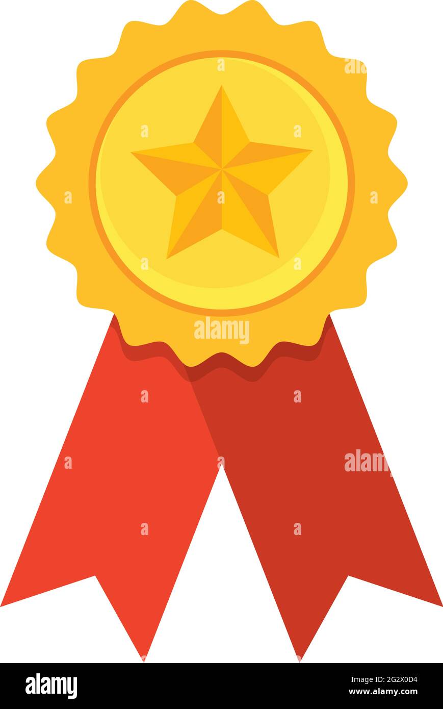 star golden medal on background Stock Vector Image & Art - Alamy