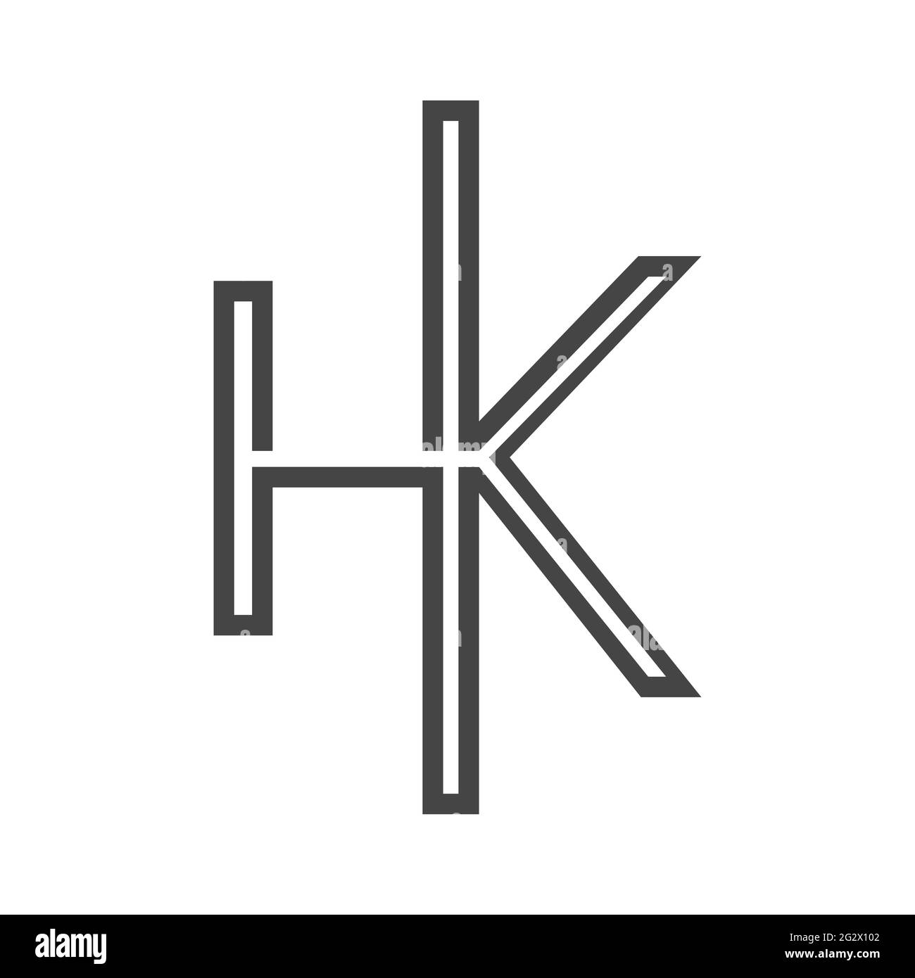 Kh logos Black and White Stock Photos & Images Alamy