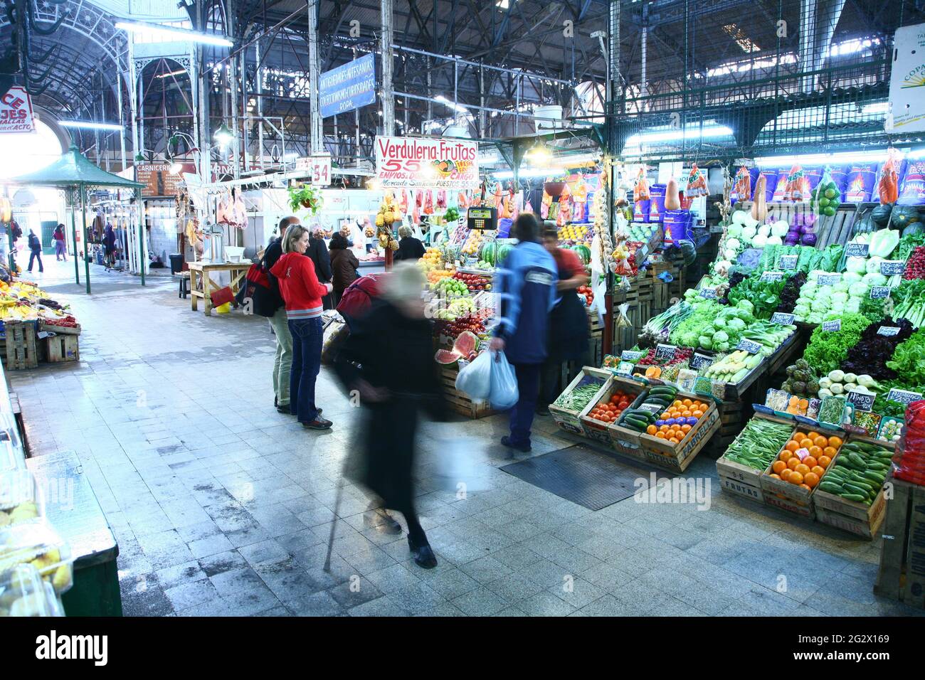 Street scenes from Buenos Aires capital of Argentina Inddor San Telmo