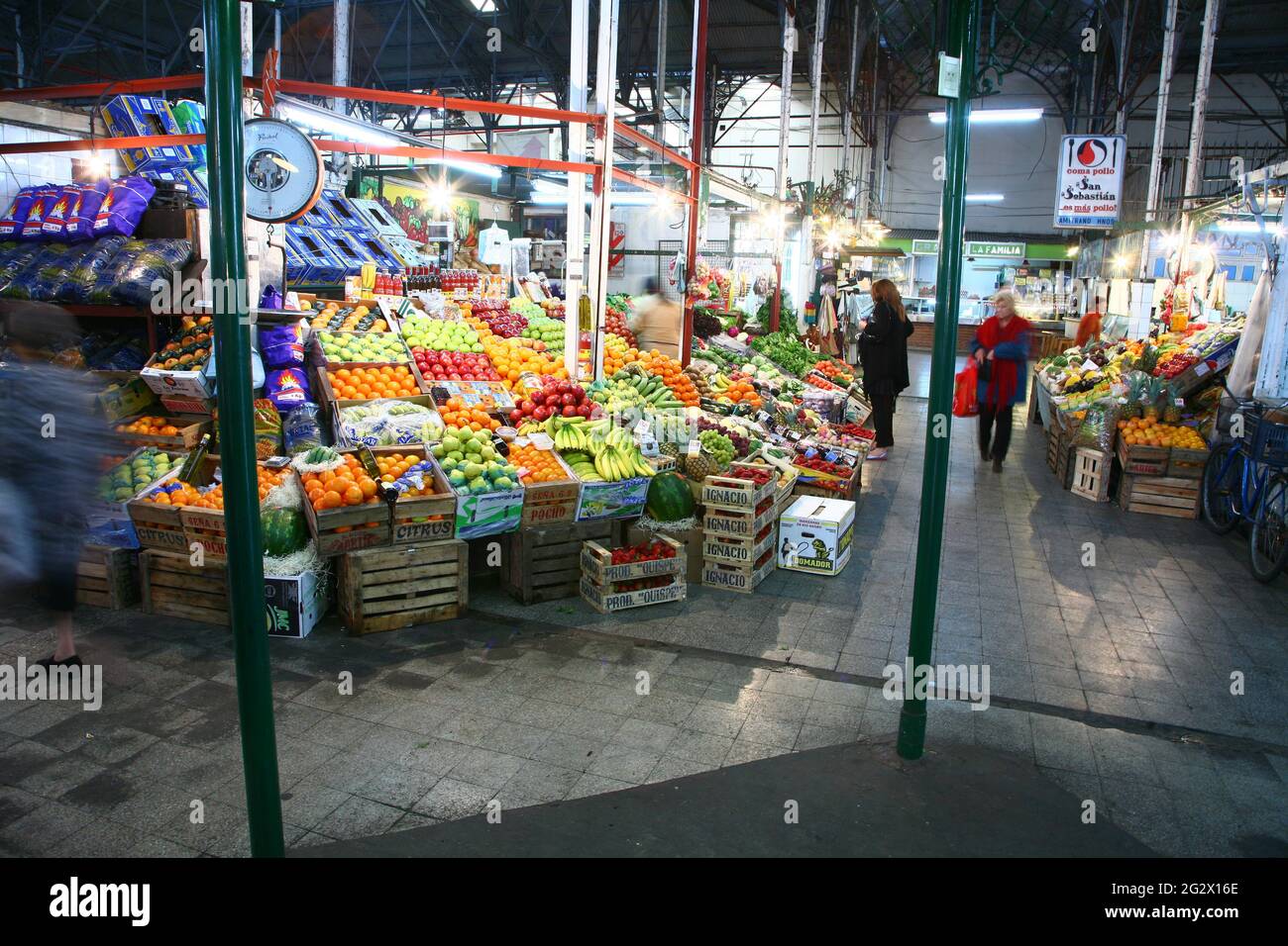 Street scenes from Buenos Aires capital of Argentina Inddor San Telmo