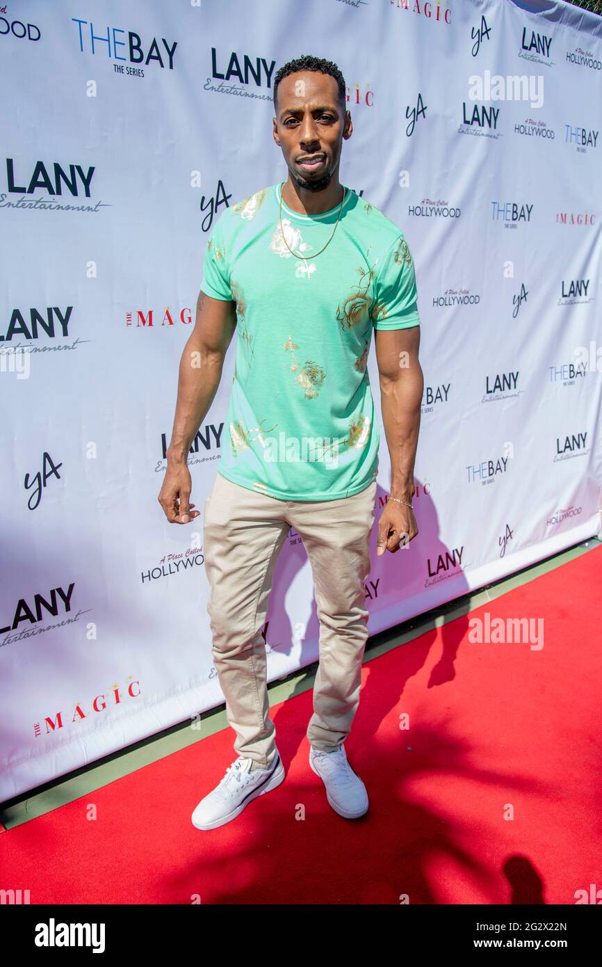 Los Angeles, USA. 12th June, 2021. Michael Franklin attends LANY