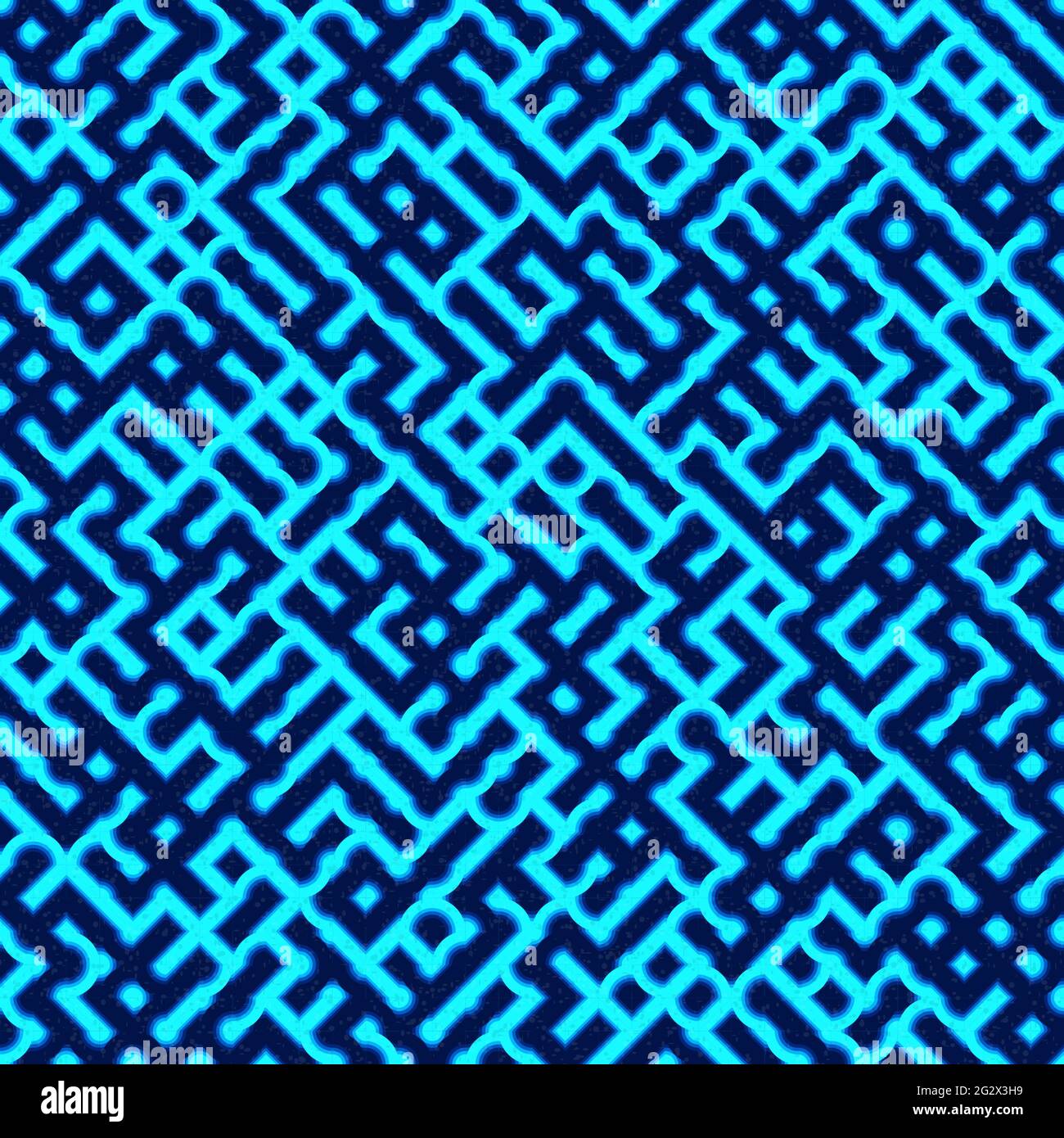 Abstract Geometrical generative computational art illustration Stock