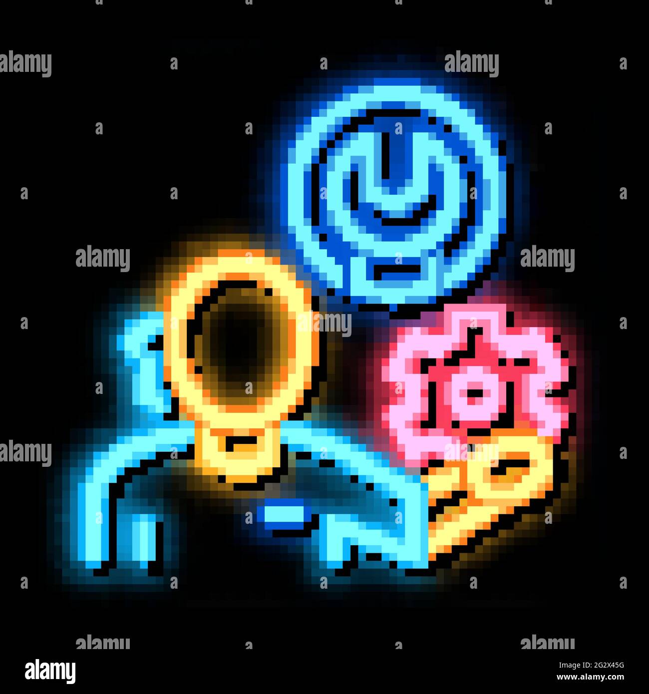 repair service neon glow icon illustration Stock Vector Image & Art - Alamy