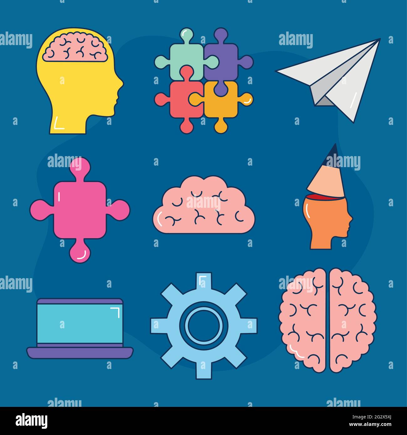 Laptop computer big idea Stock Vector Images - Alamy