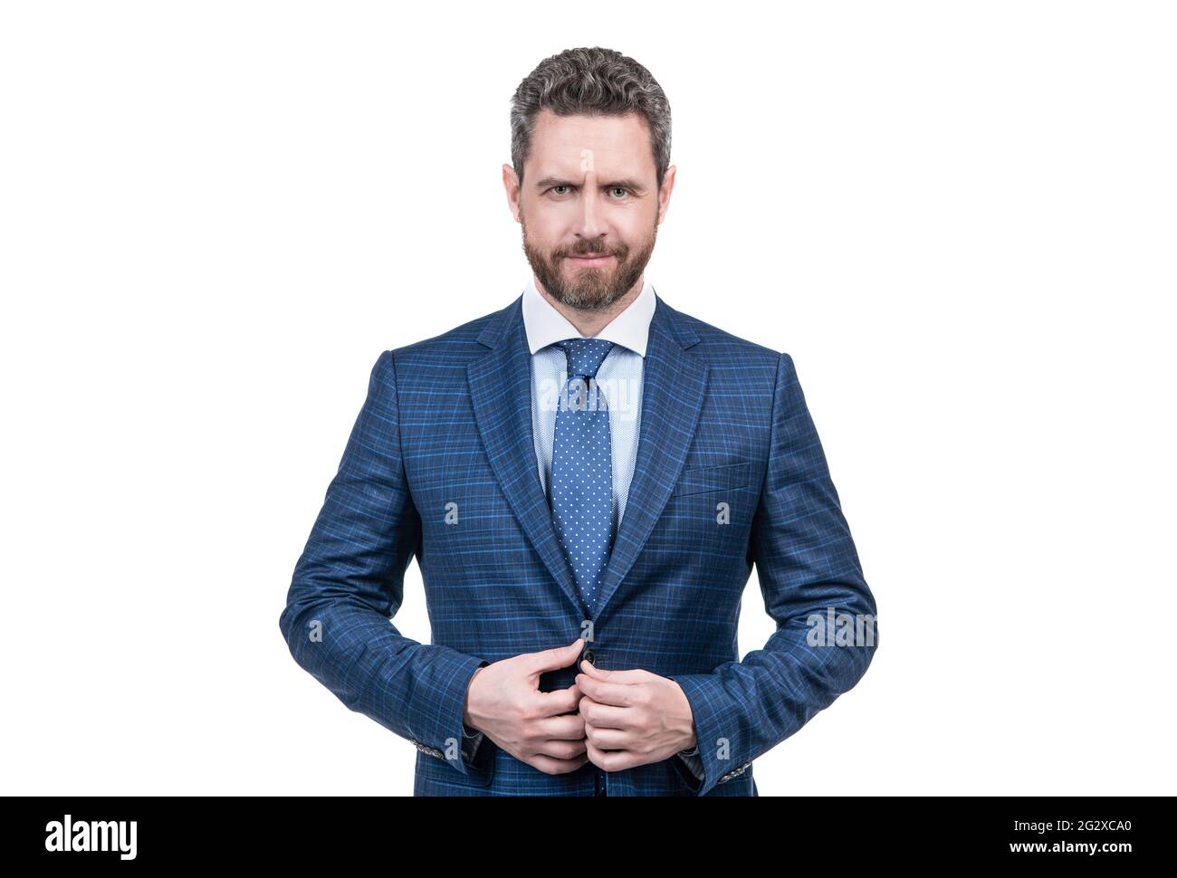 Clothes that mean business. Professional man in suit. Professional occupation and career Stock Photo