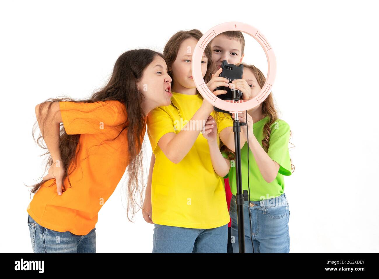 teen girl selfies group
