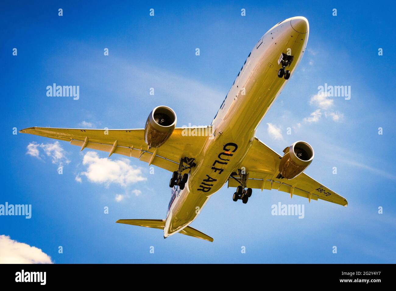 Gulf Air Boeing 787 Stock Photo